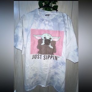 Baby Yoda Star Wars Just Sippin shirt Men’s XL